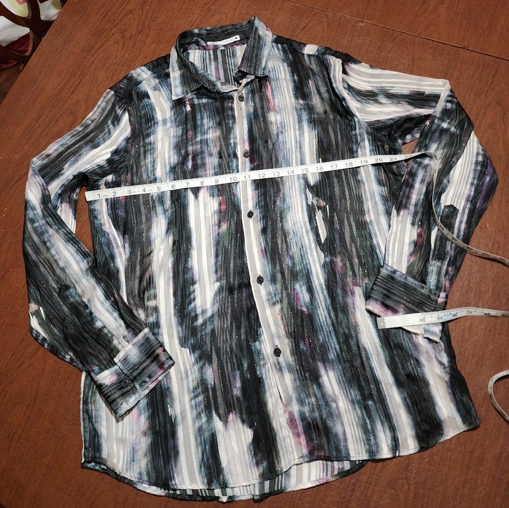 Zara Multicolor Striped Shirt - Picture 3 of 5